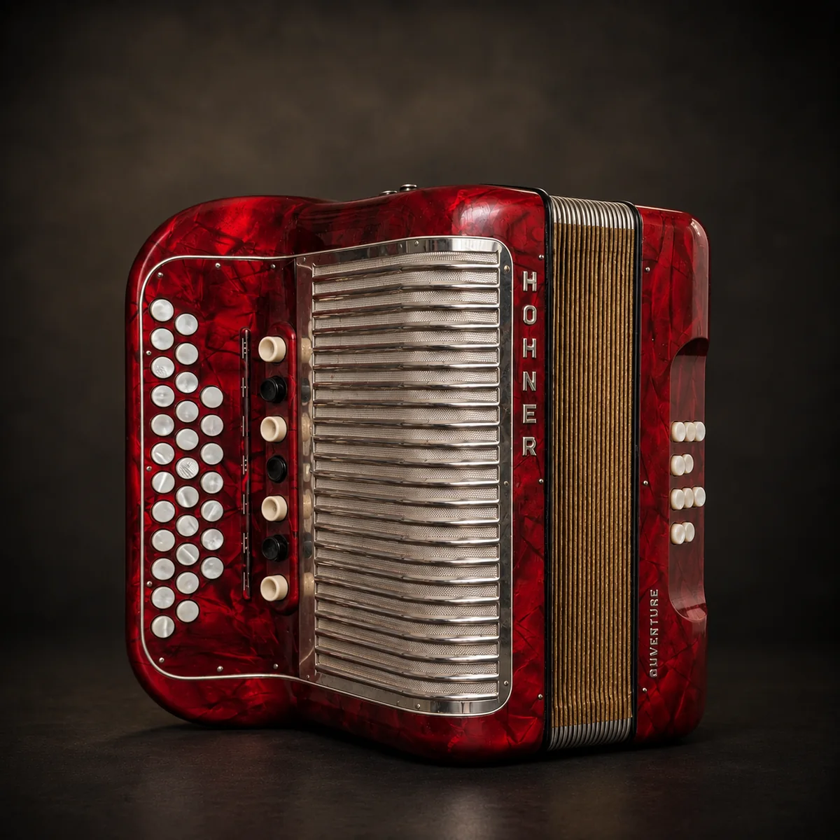 Red Hohner heligonka
