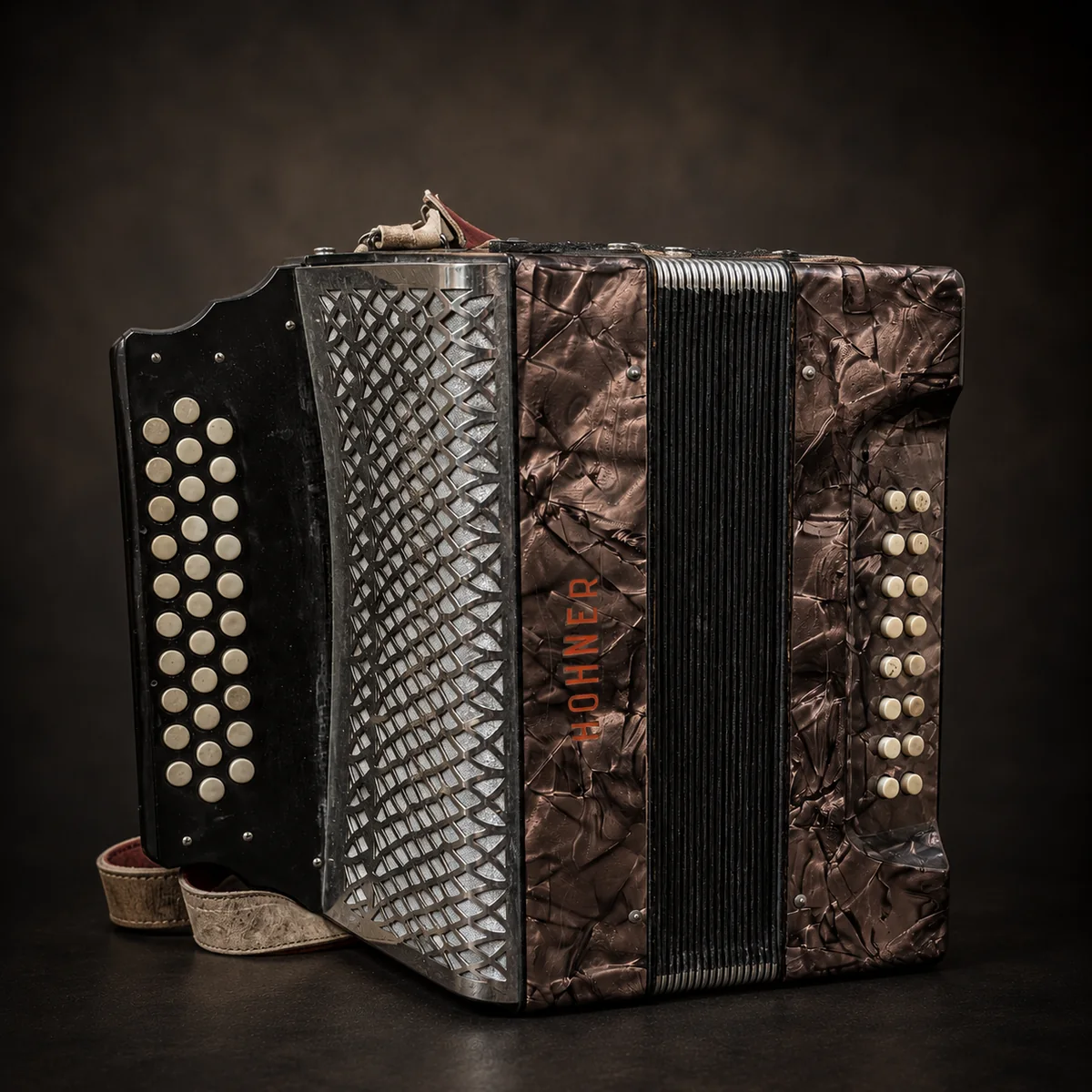 Brown Hohner heligonka